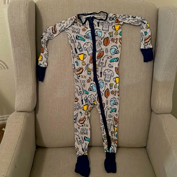 Little Sleepies Other - Little Sleepies Football Zippy 2T